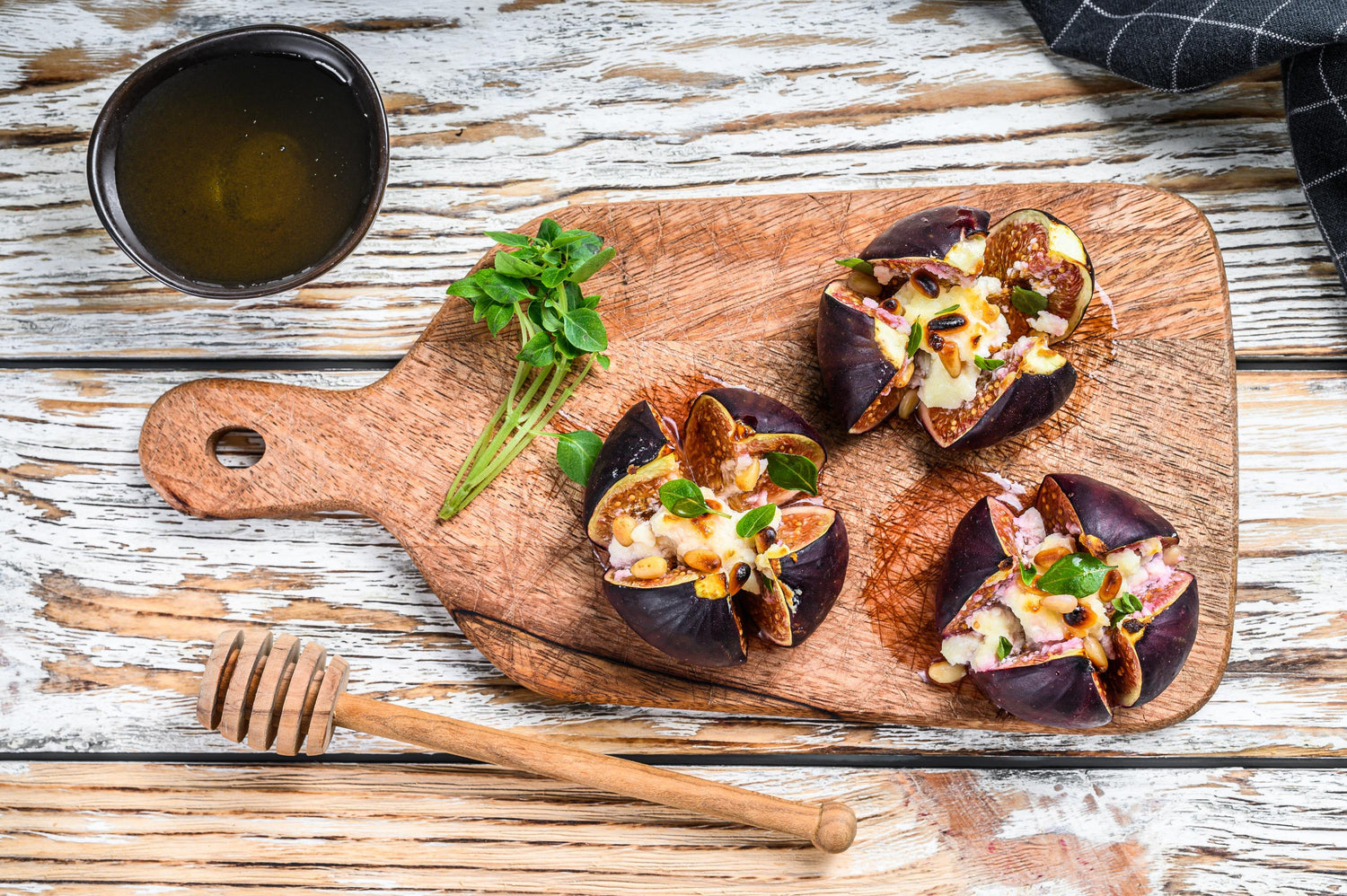 Baked Fig and Goat's Cheese