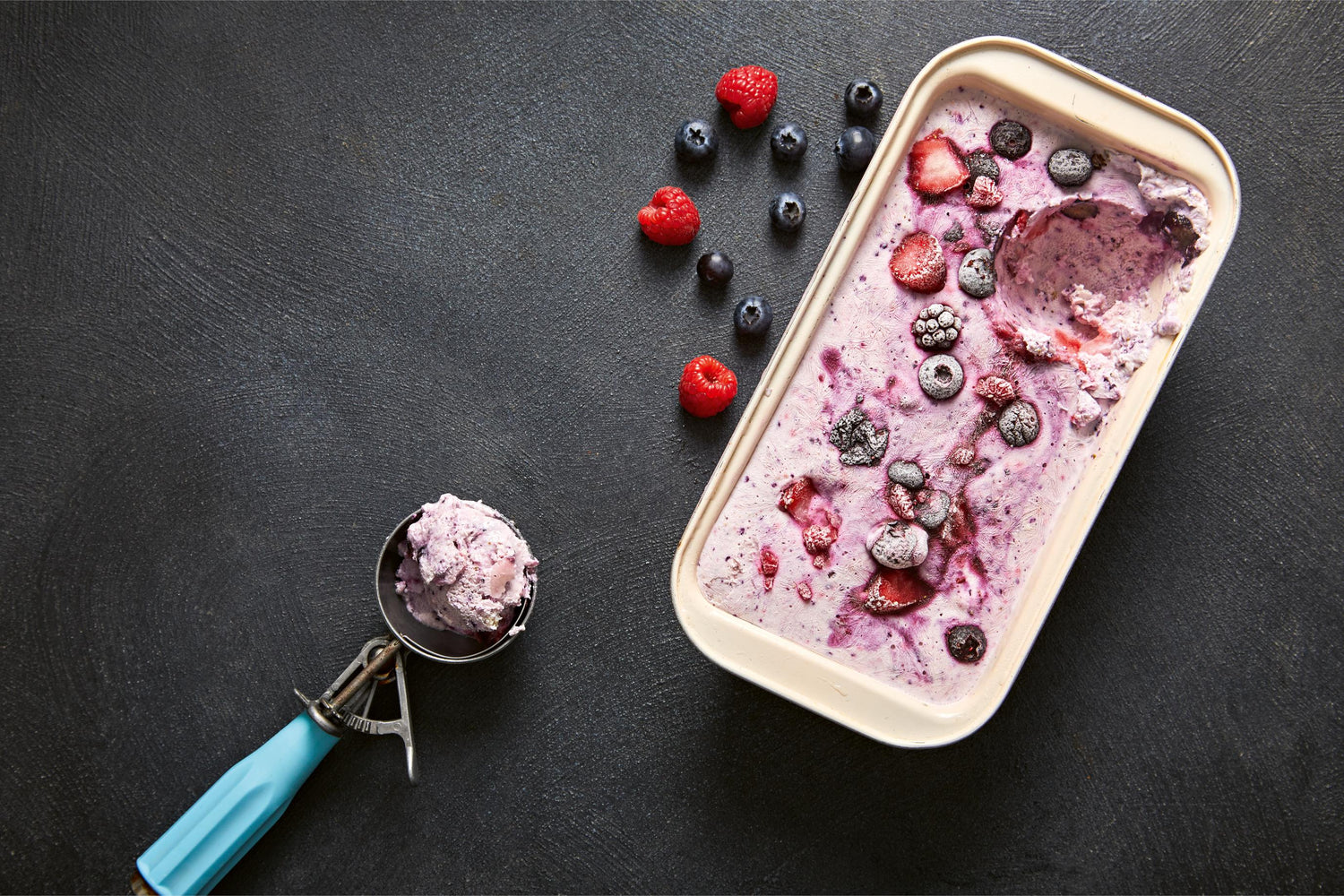Protein-Packed Berry Ice Cream