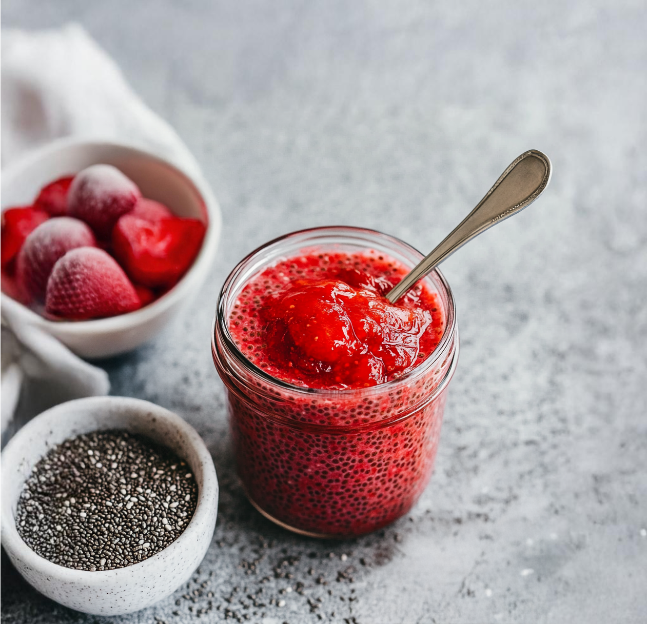 Strawberry Chia Seed Pudding