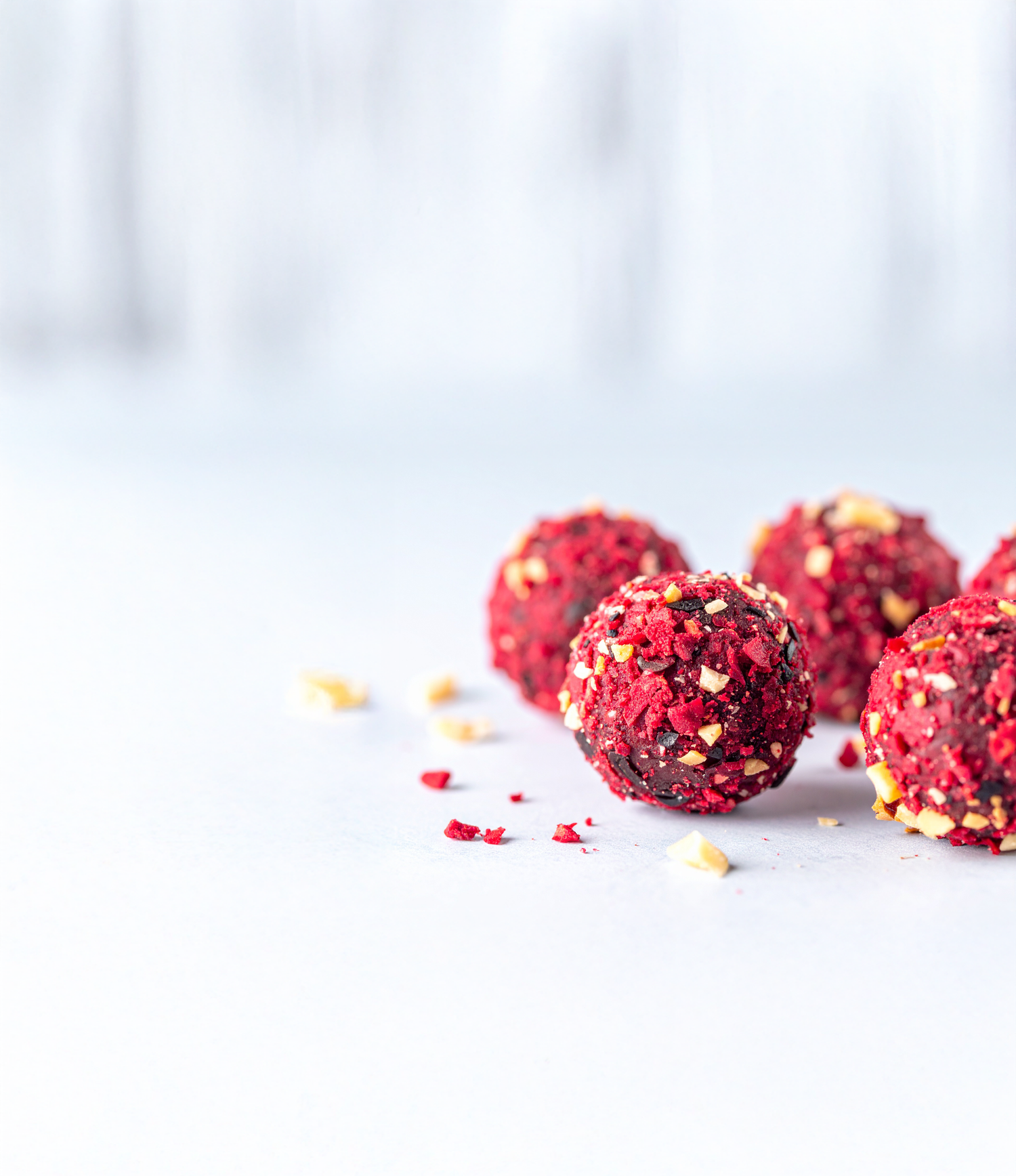 No-Bake Berry Protein Balls