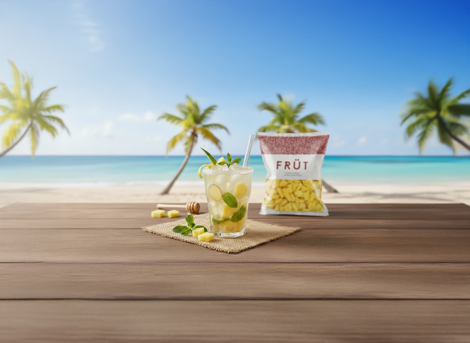 Pineapple Ginger Mojito