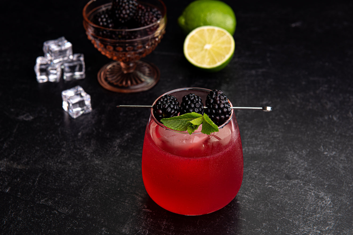 Blackberry Bourbon Smash