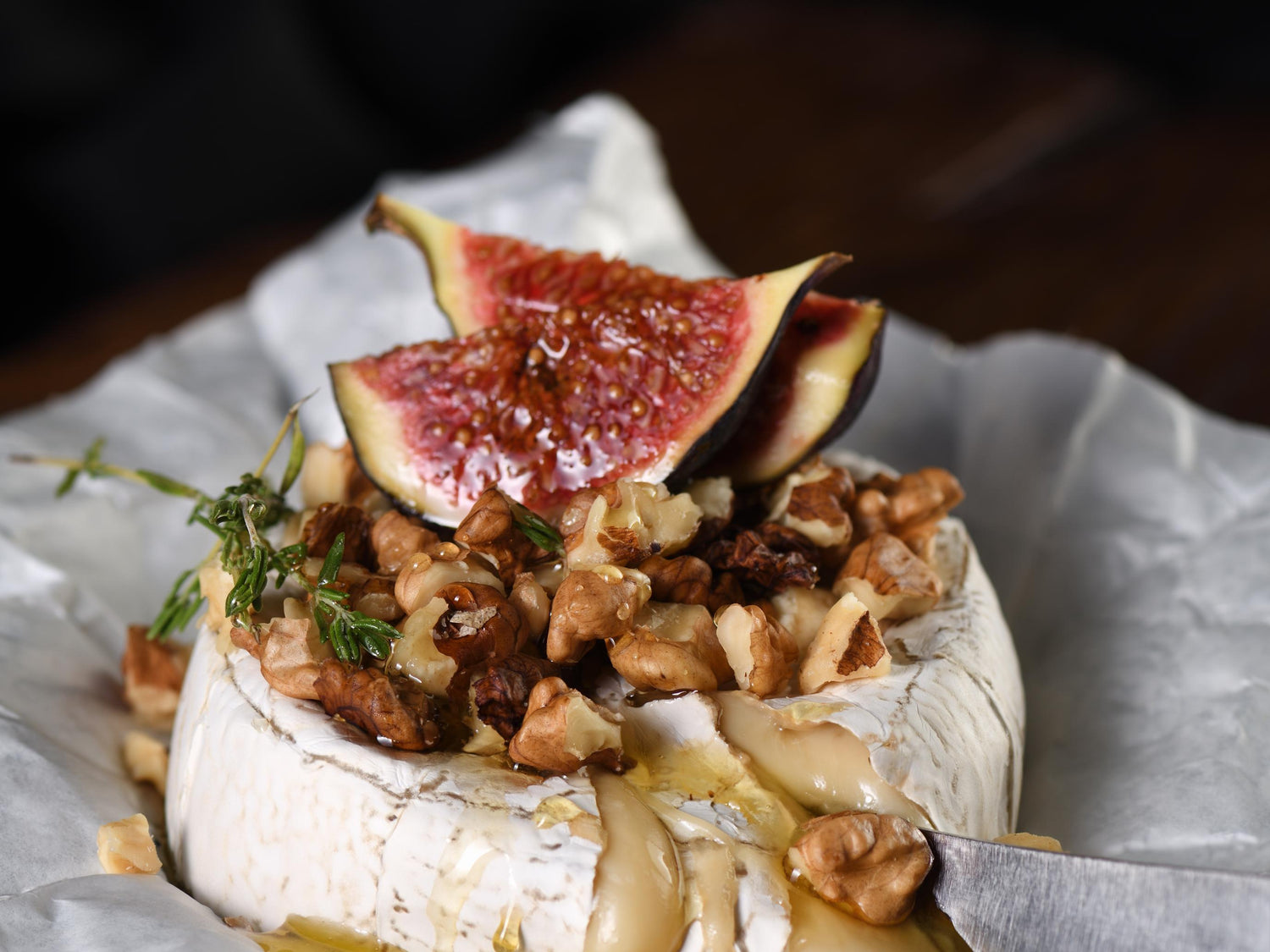 Baked Fig and Brie