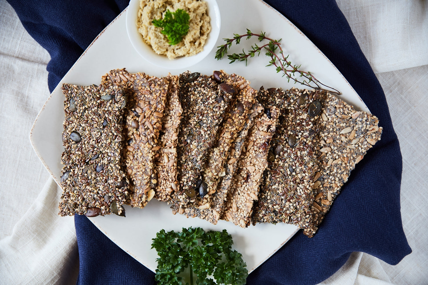 Simple Seed Crackers