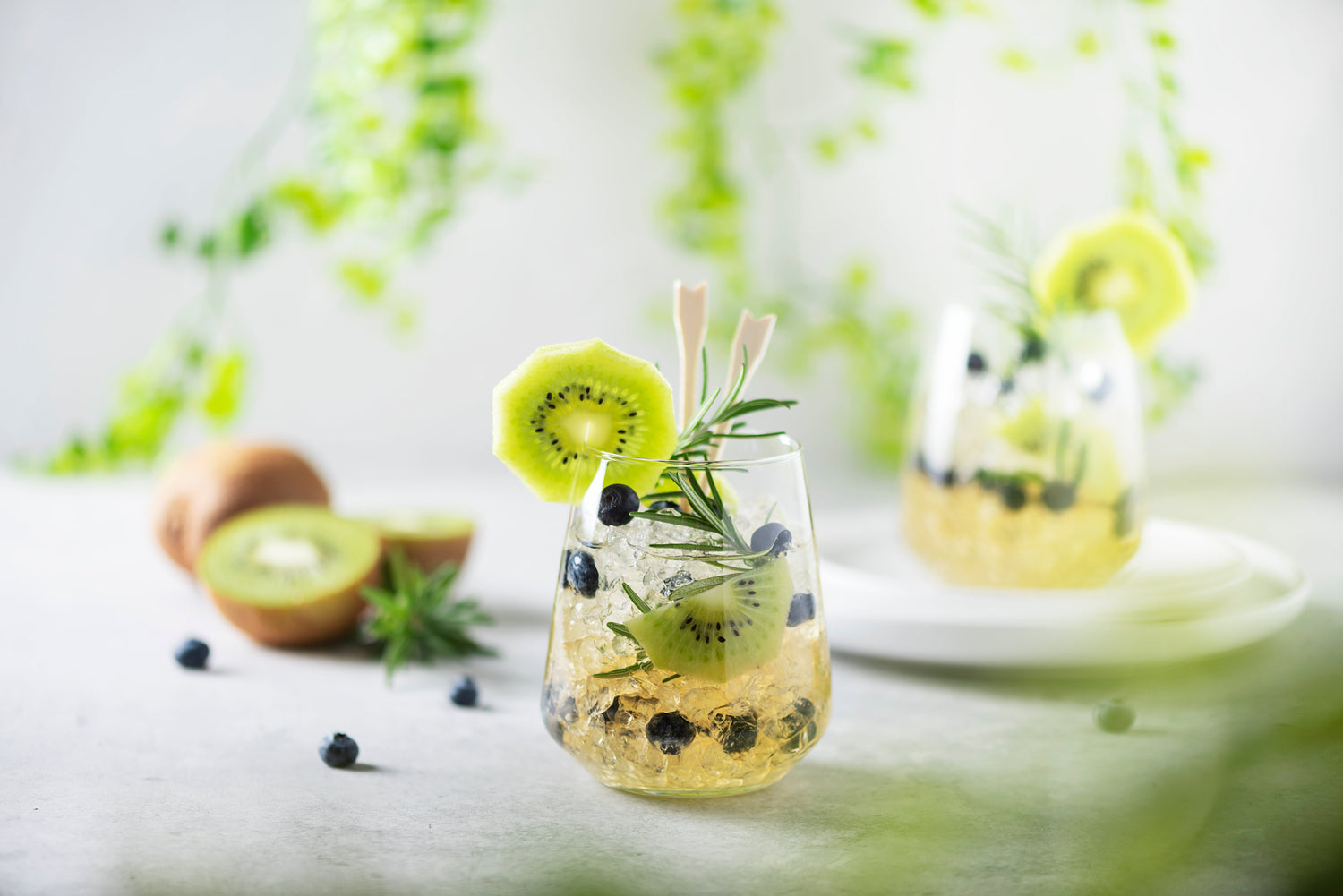 Blueberry & Kiwi Mojito