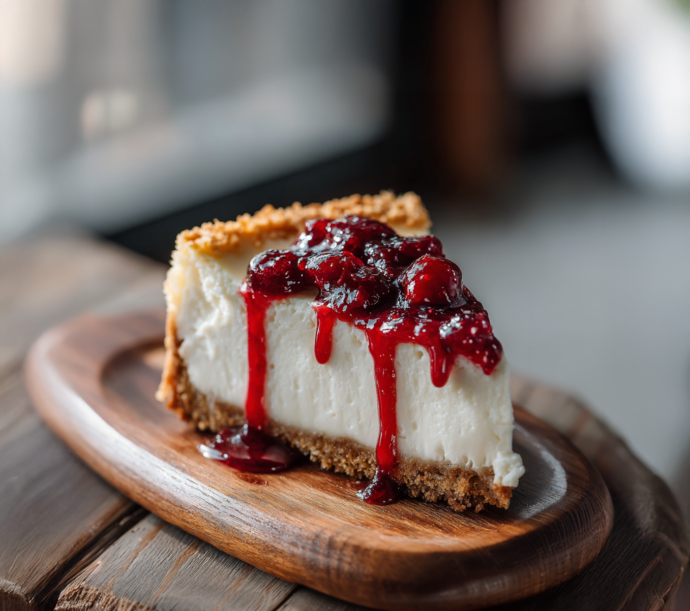 No-Bake Strawberry Cheesecake