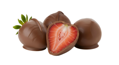 FRÜT Choc Strawberries coated in Milk Chocolate