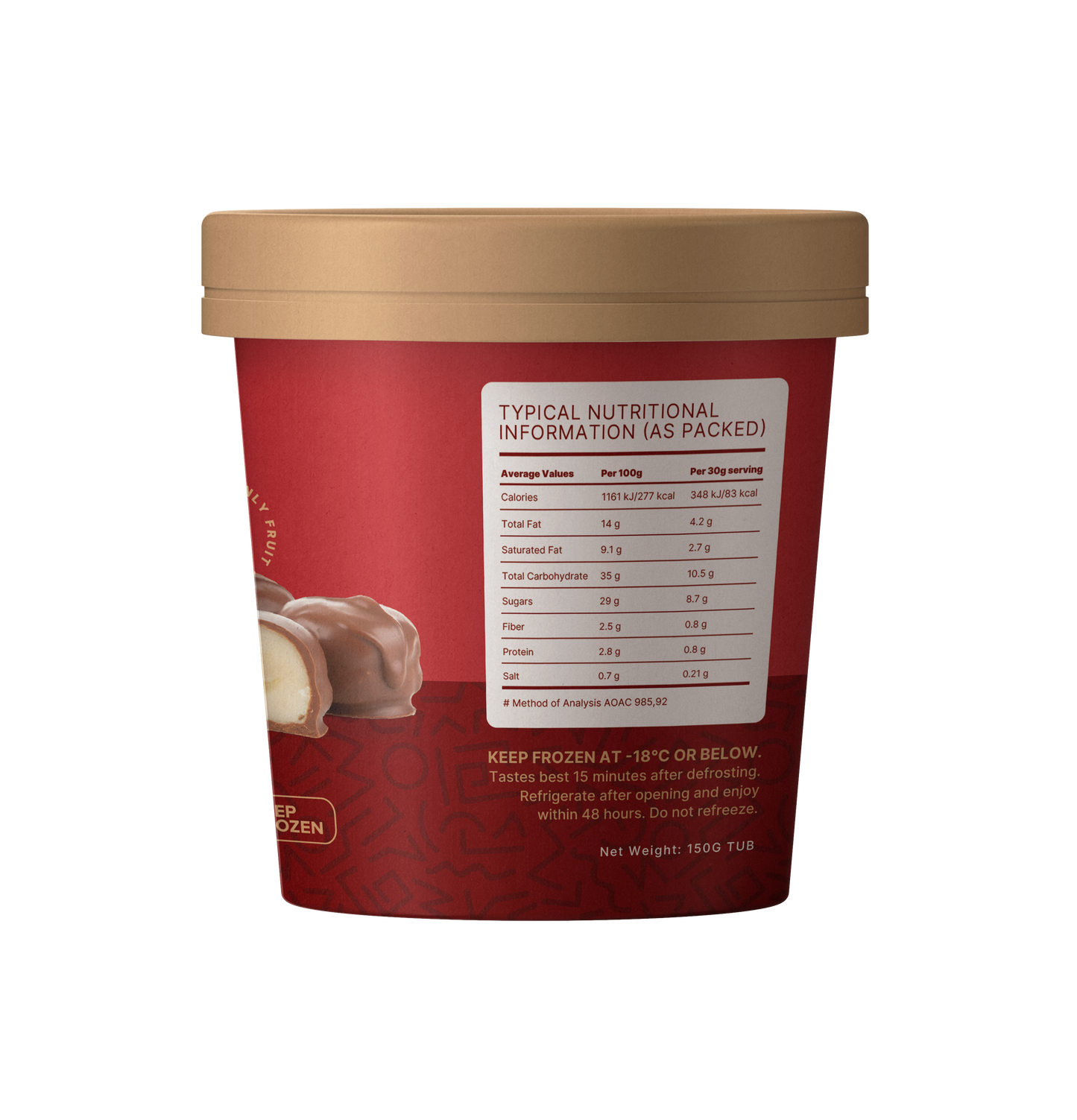 FRÜT Choc Bananas coated in Milk Chocolate