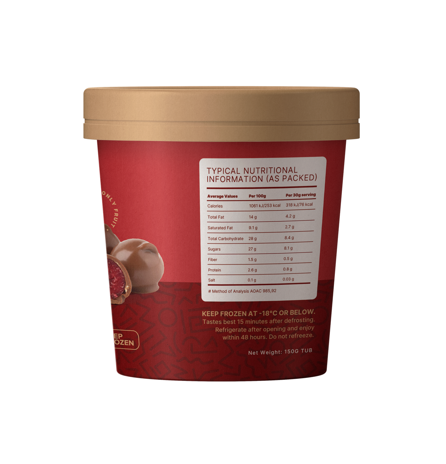 FRÜT Choc Cherries coated in Milk Chocolate