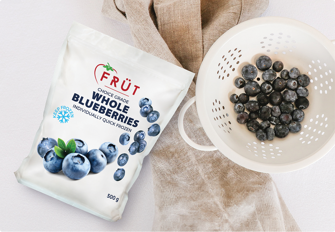 Früt Frozen Whole Blueberries